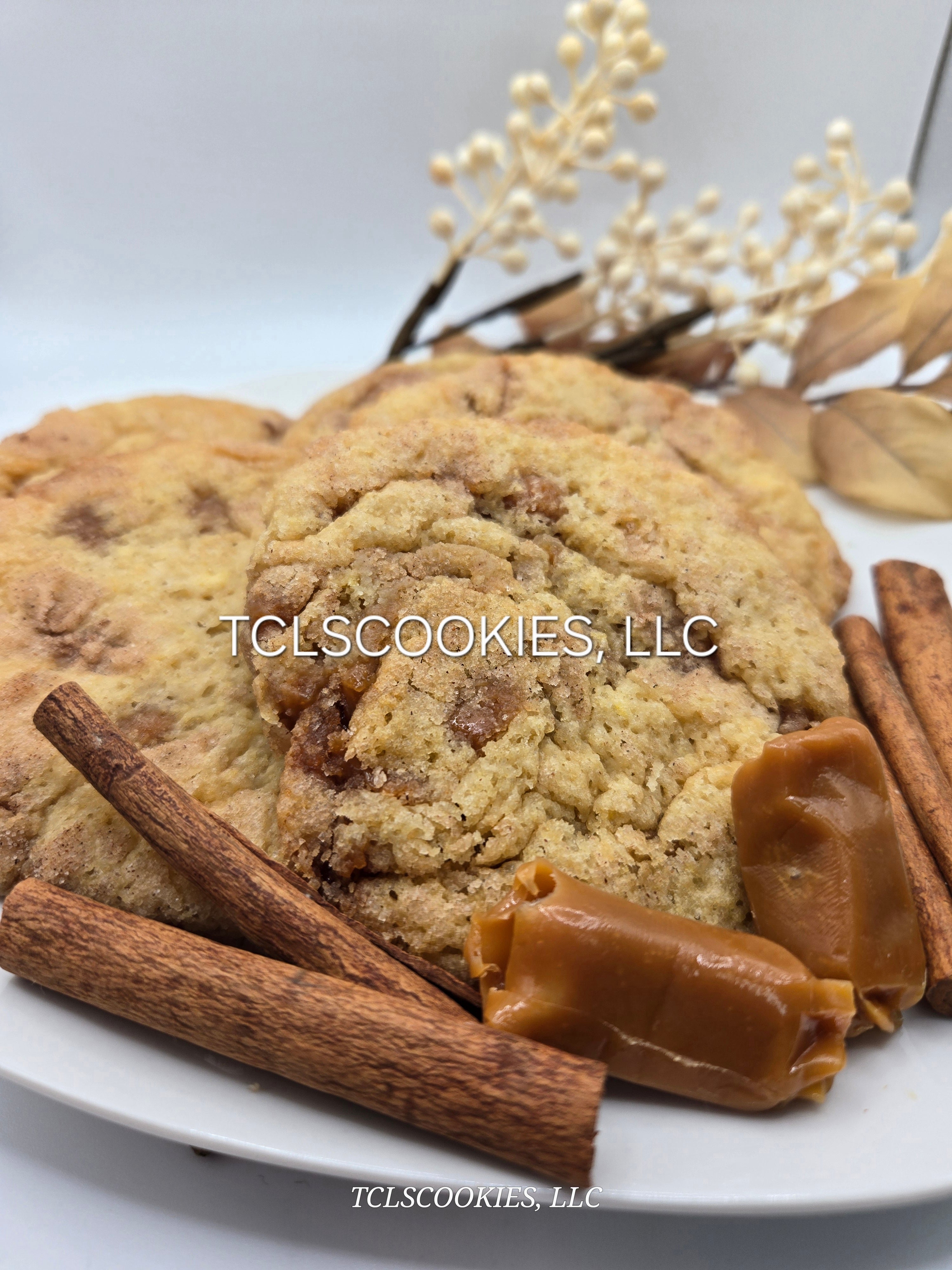 Caramel Apple Snickerdoodle Cookies (1 Dozen)