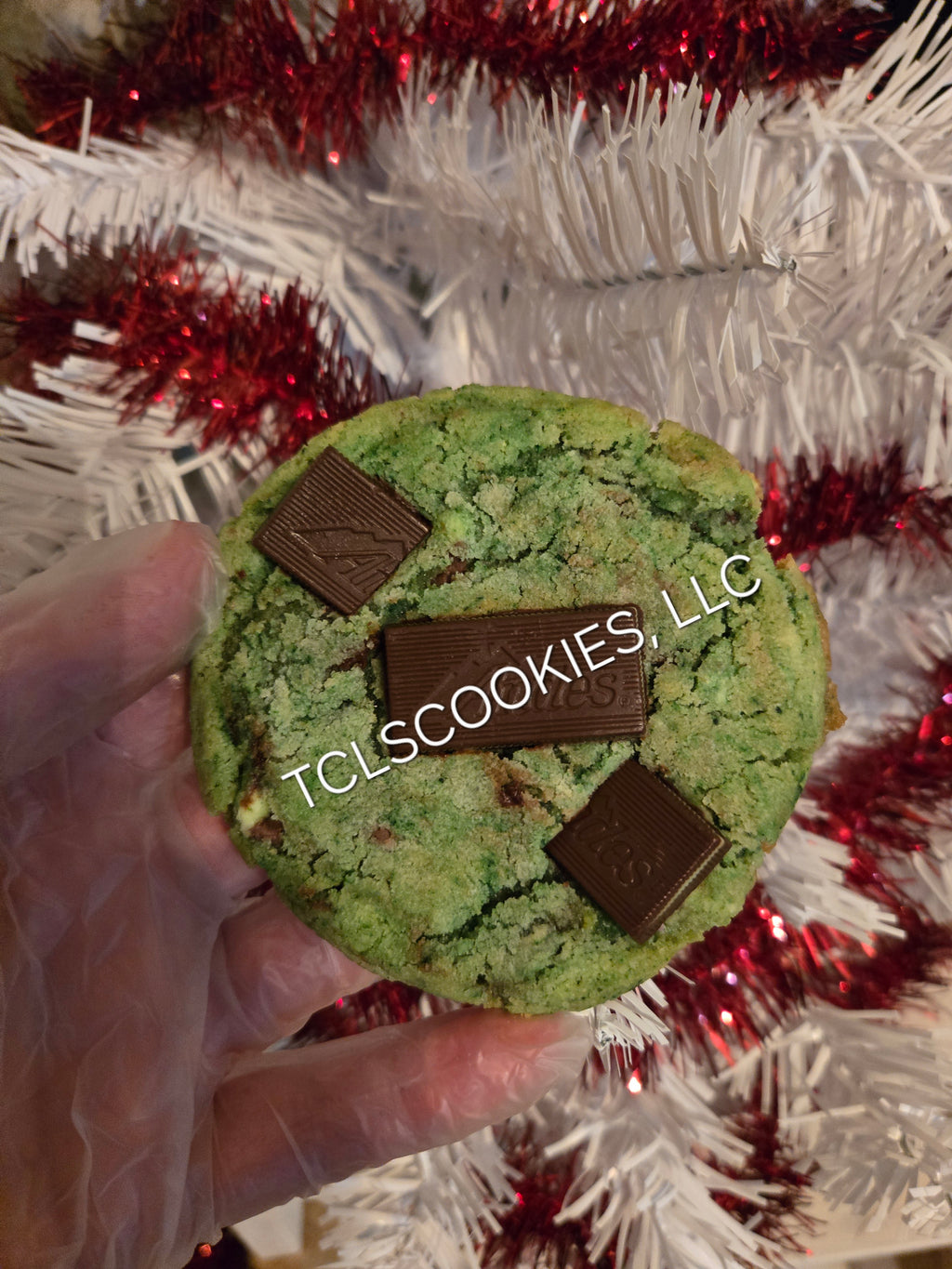 Mint Chocolate Chip Cookies (1 Dozen)