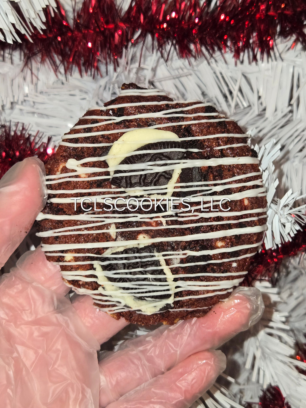 Red Velvet Cookie Crunch Cookies (1 Dozen)