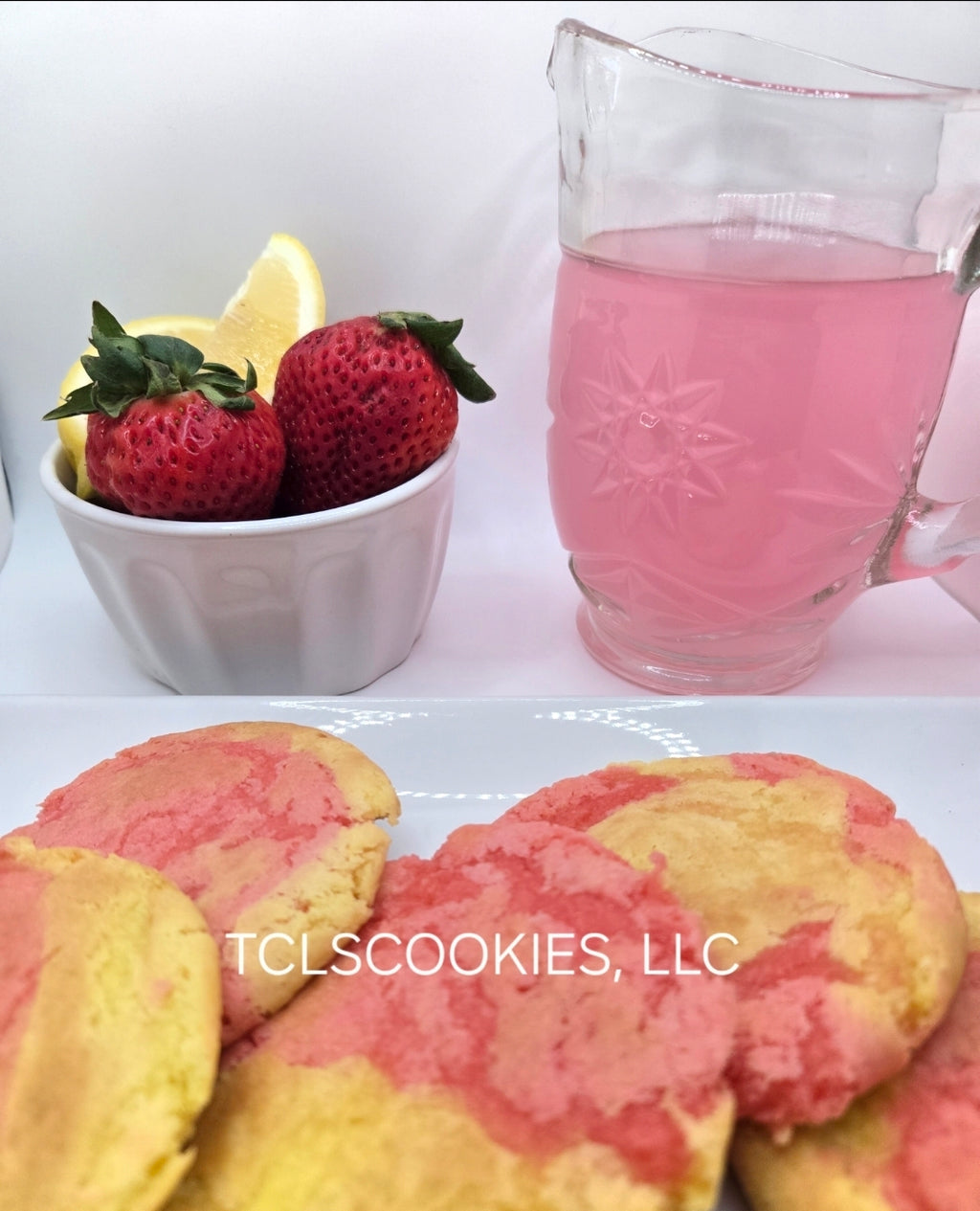 Strawberry Lemonade Cookies (1 Dozen) BEST SELLER!